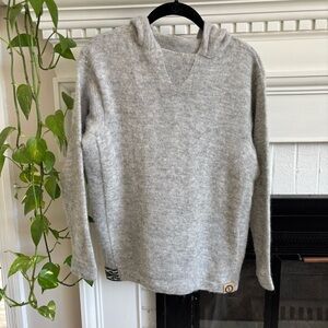 PAKA Baby Alpaca Hooded Sweater XS